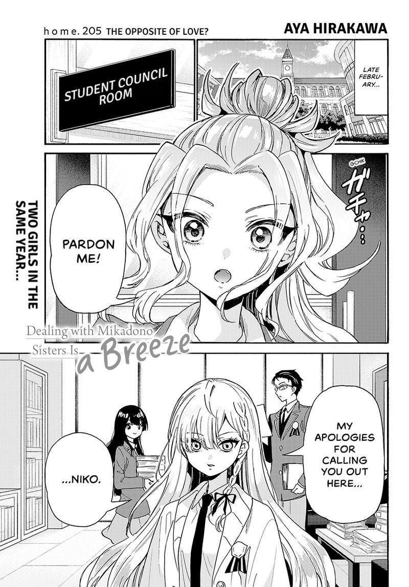 Dealing with Mikadono Sisters Is a Breeze Chapter 205 page 2 - 