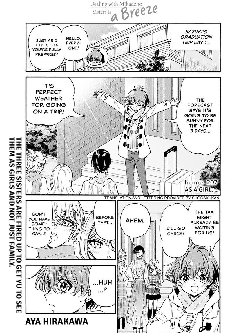 Dealing with Mikadono Sisters Is a Breeze Chapter 207 page 2 - 
