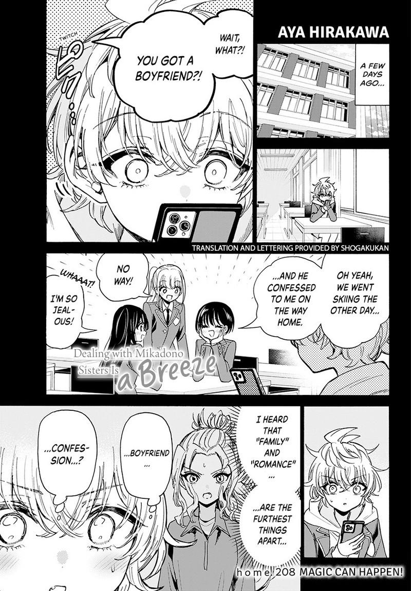 Dealing with Mikadono Sisters Is a Breeze Chapter 208 page 2 - 