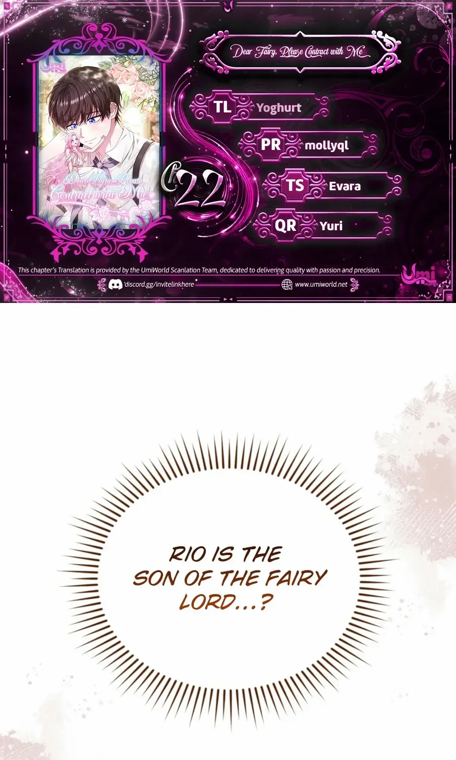 Dear Fairy, Please Contract With Me Chapter 22 page 2 - 
