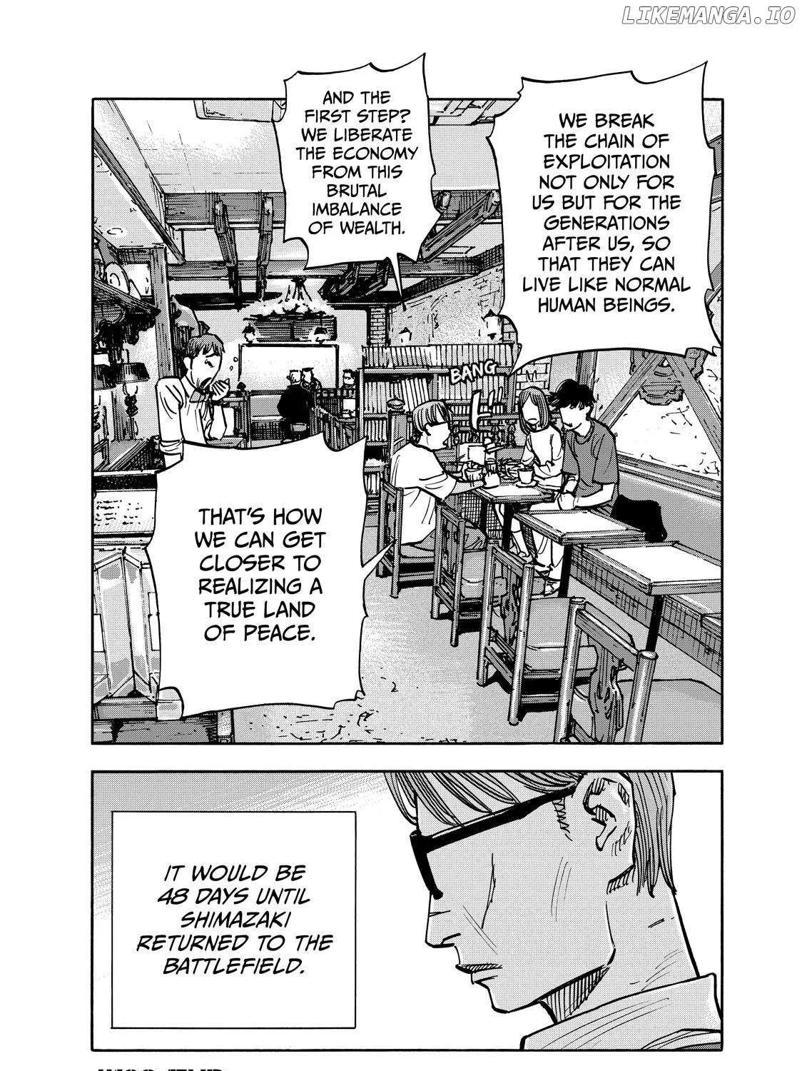 Dear Shimazaki in the Peaceful Land Chapter 108 page 36 - 