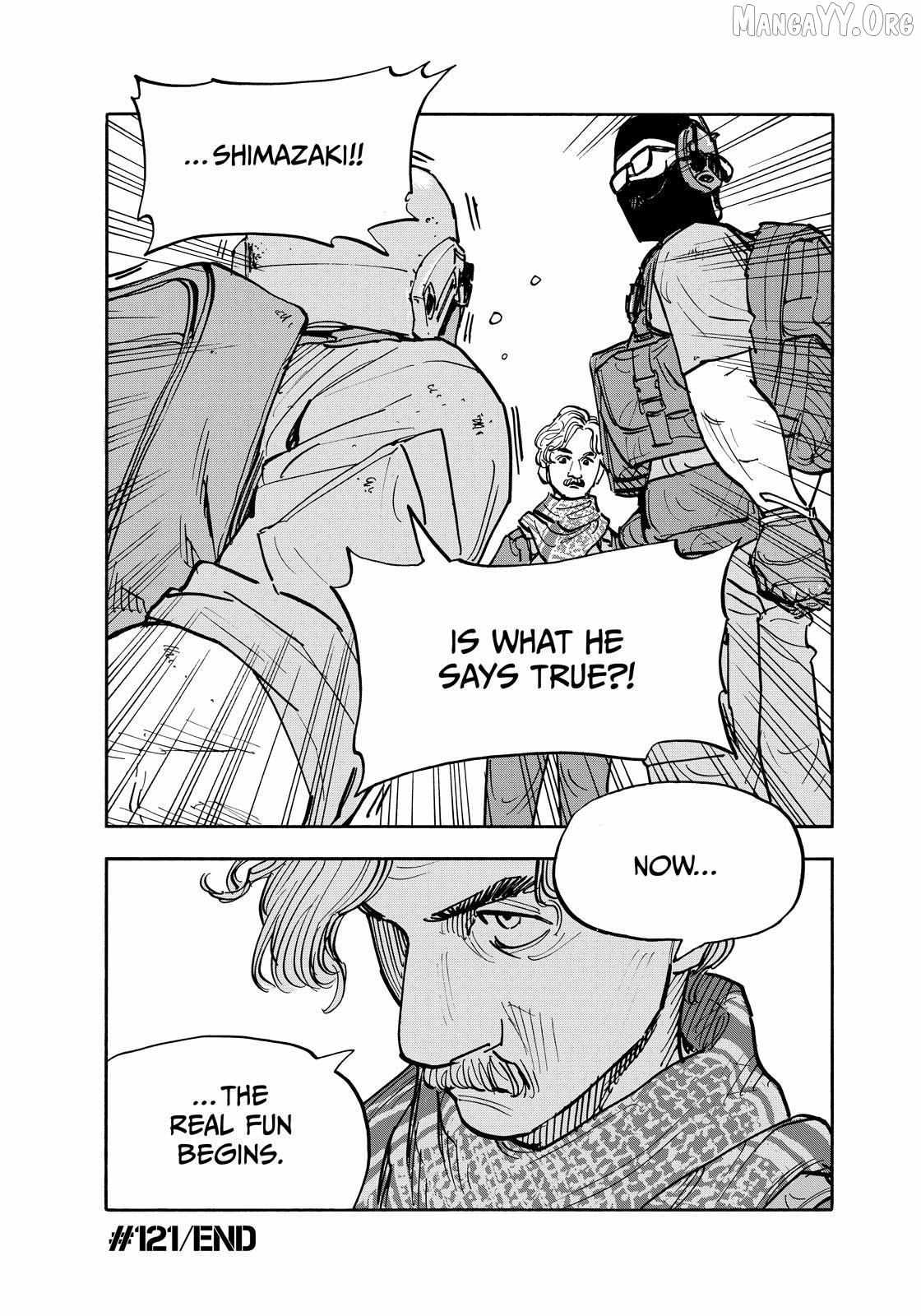 Dear Shimazaki in the Peaceful Land Chapter 121 page 18 - 