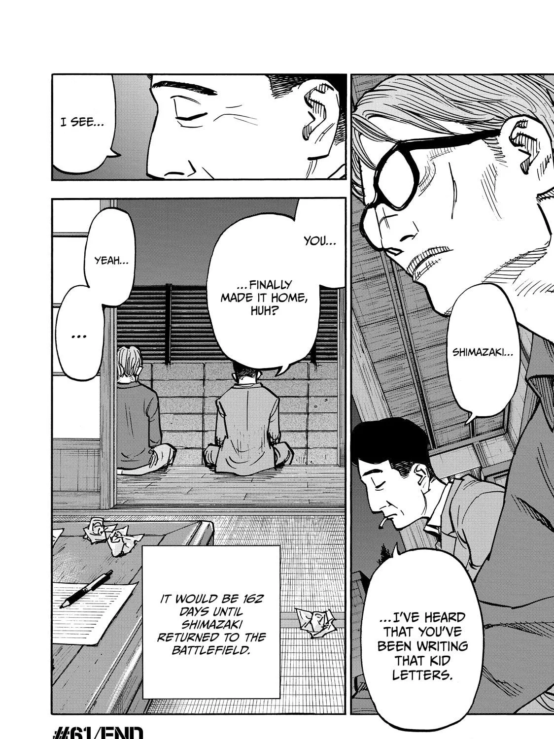 Dear Shimazaki in the Peaceful Land Chapter 61 page 35 - 