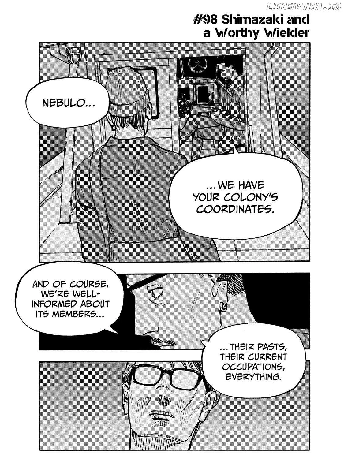 Dear Shimazaki in the Peaceful Land Chapter 98 page 1 - 