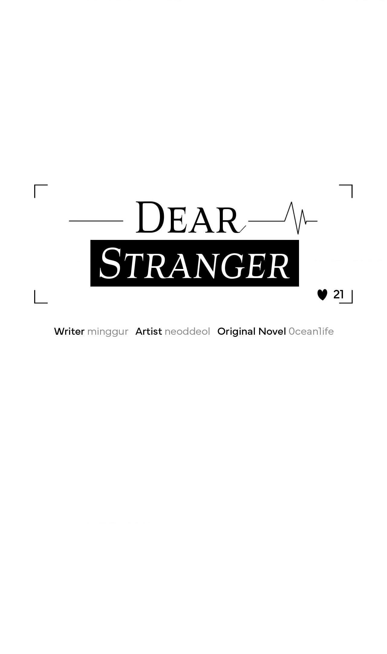 Dear Stranger (minggur) Chapter 21 page 19 - 
