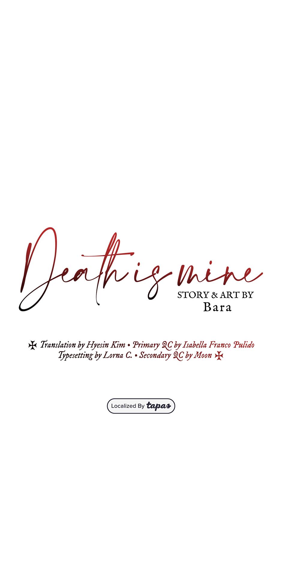 Death Is Mine Chapter 54 page 1 - 