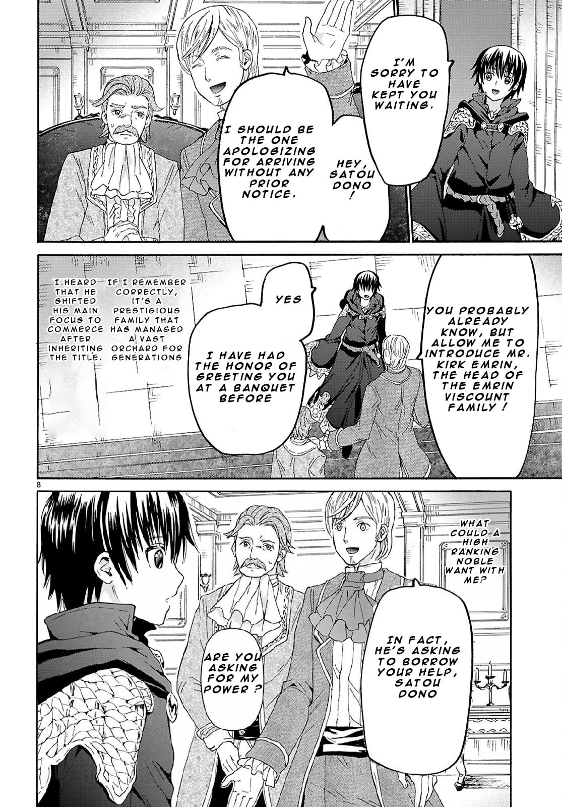 Death March to the Parallel World Rhapsody Chapter 125 page 8 - 
