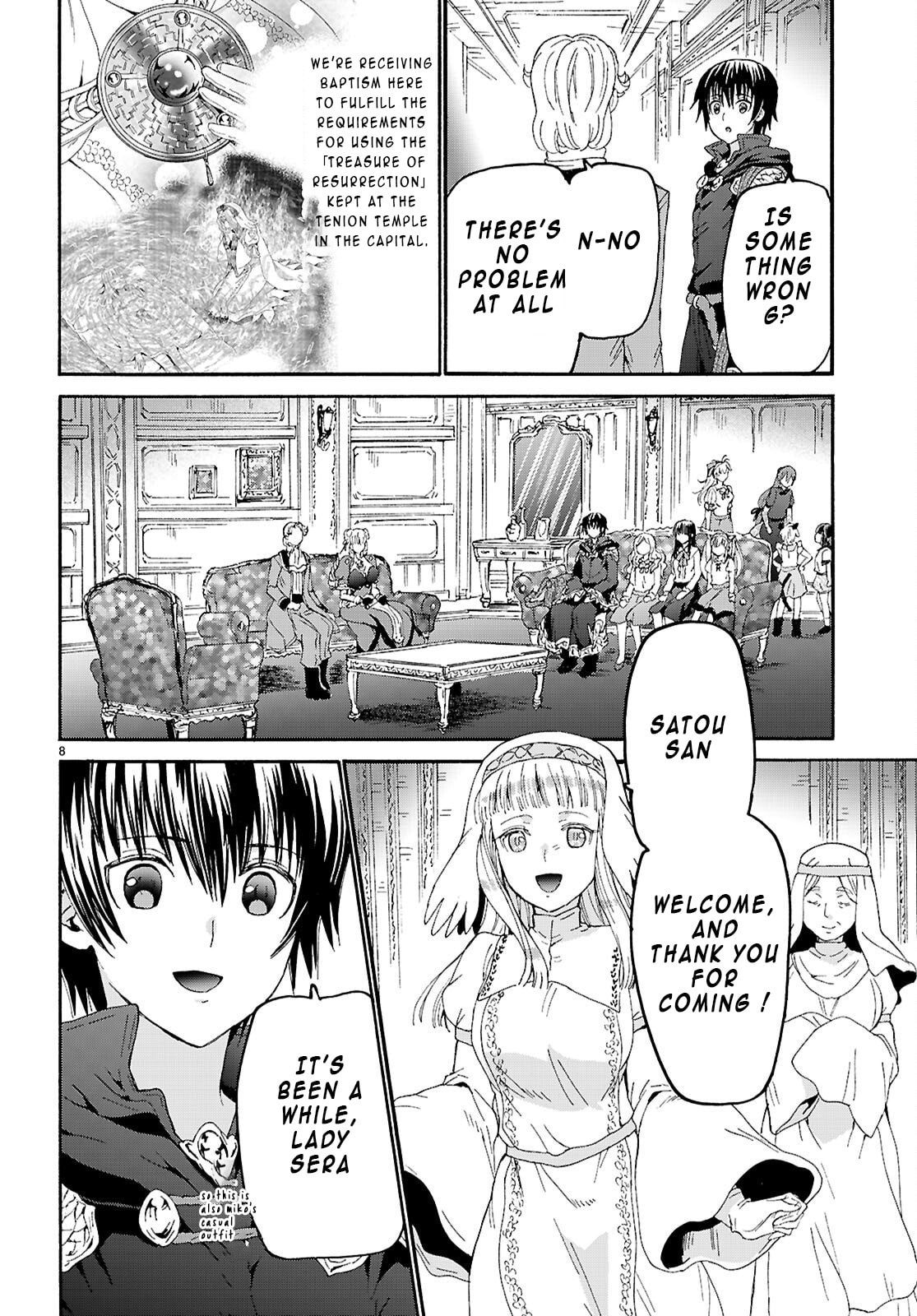 Death March to the Parallel World Rhapsody Chapter 129 page 8 - 