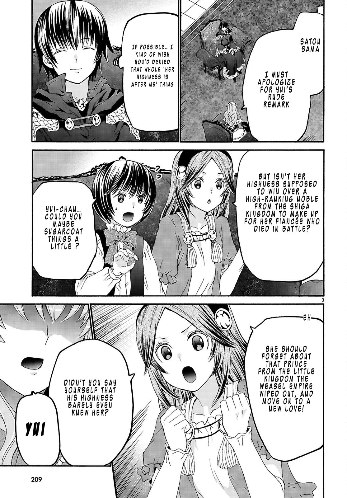 Death March to the Parallel World Rhapsody Chapter 131 page 3 - 
