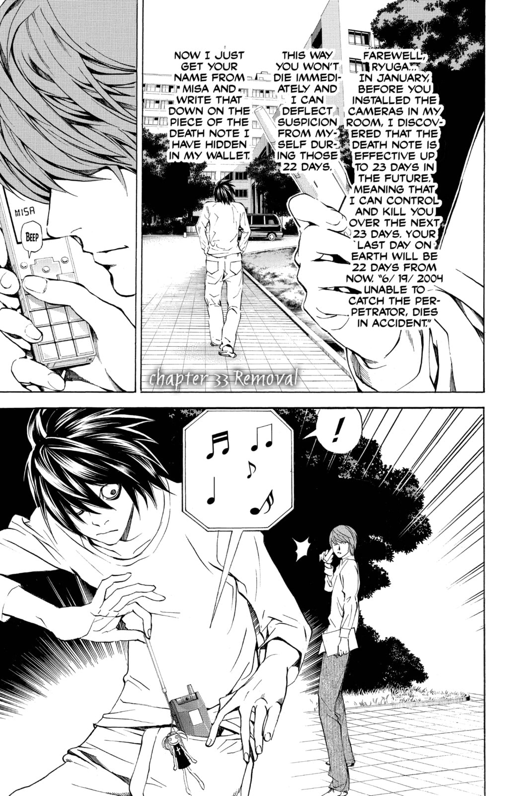 Death Note Chapter 33 page 1 - 