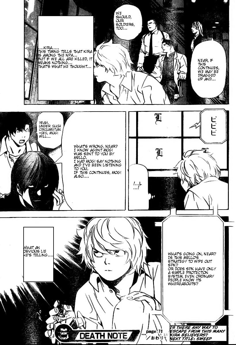 Death Note Chapter 79 page 19 - 