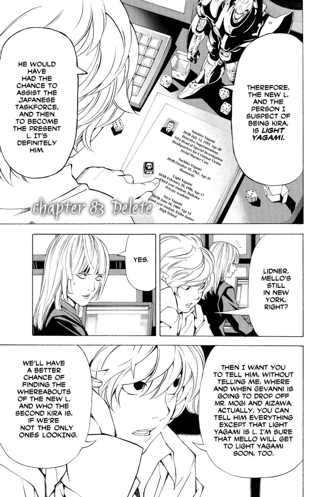 Death Note Chapter 83 page 1 - 