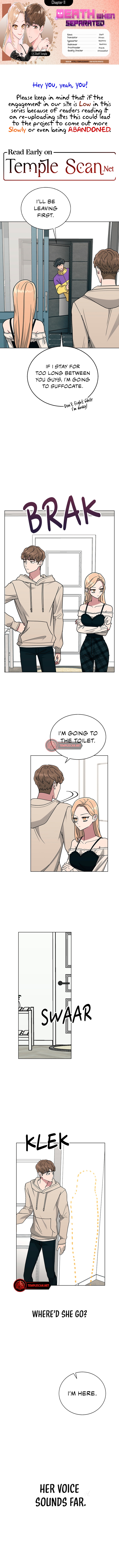 Death When Separated Chapter 11 page 1 - 
