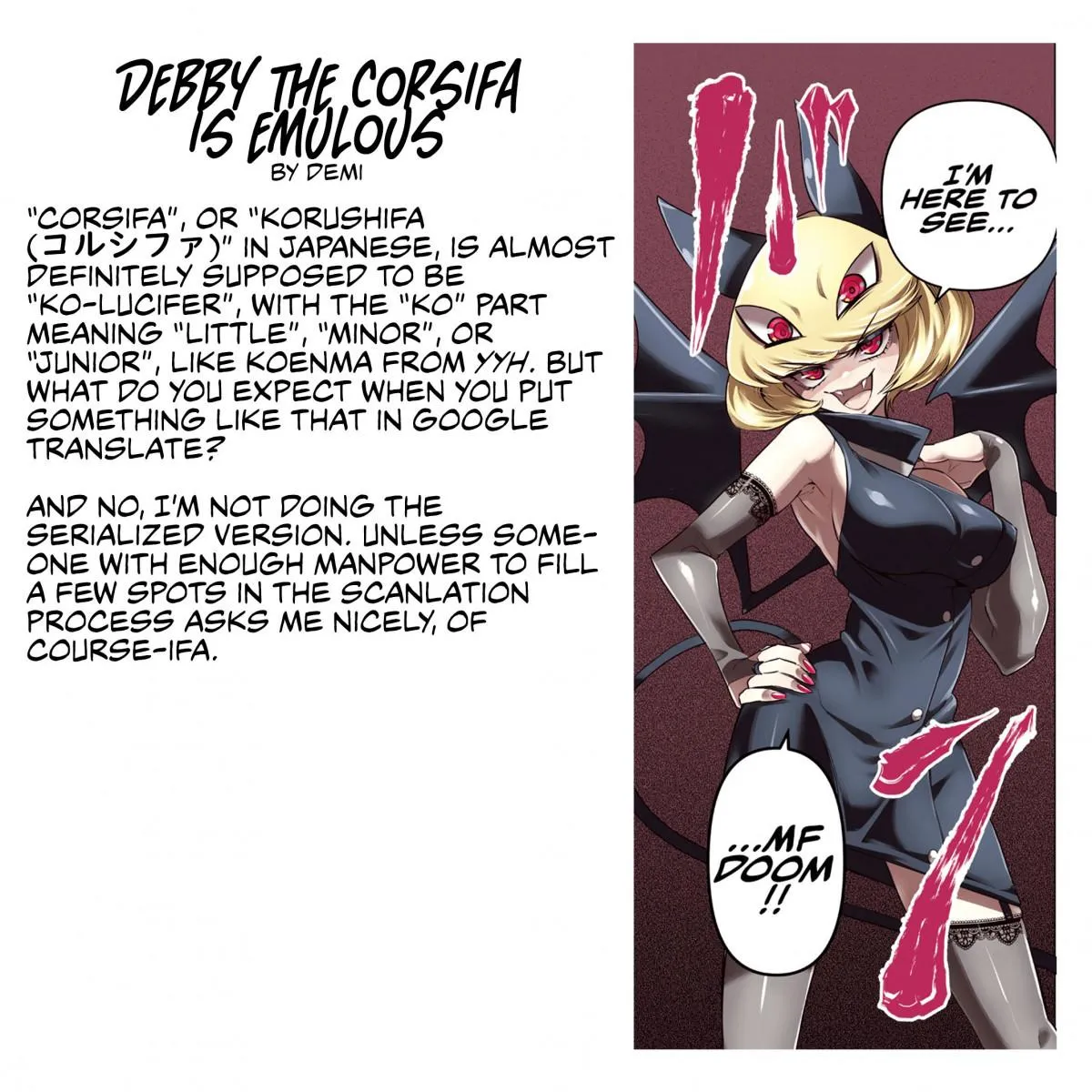 Debby the Corsifa is Emulous Chapter 0 page 34 - 
