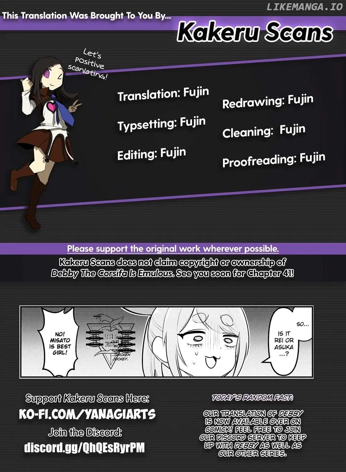 Debby the Corsifa is Emulous Chapter 40 page 42 - 