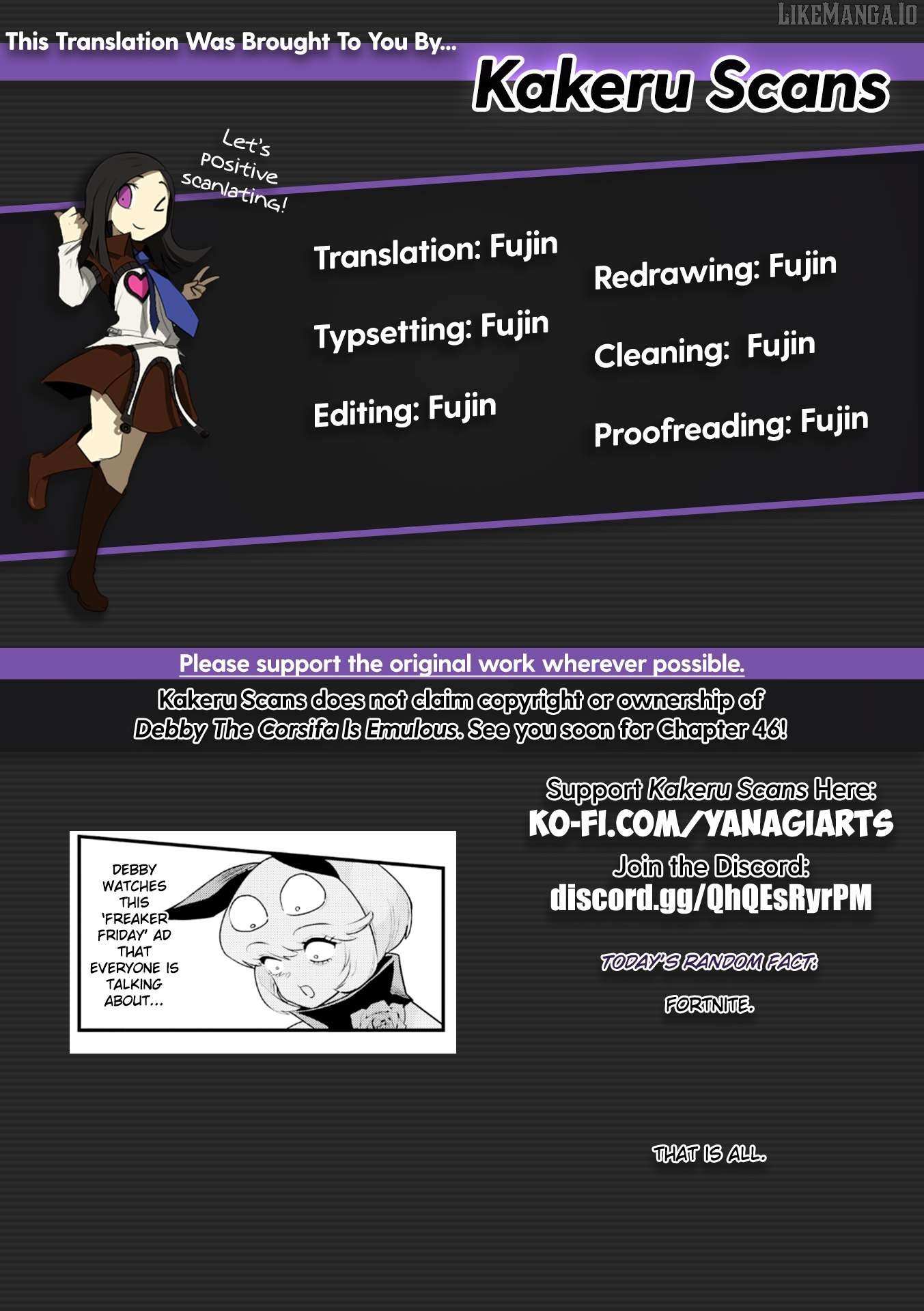 Debby the Corsifa is Emulous Chapter 45 page 17 - 