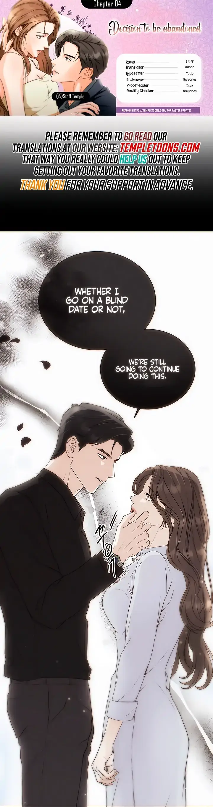 Decision To Be Abandoned Chapter 4 page 1 - 