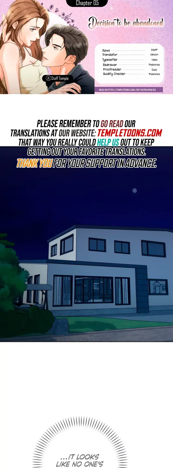 Decision To Be Abandoned Chapter 5 page 1 - 