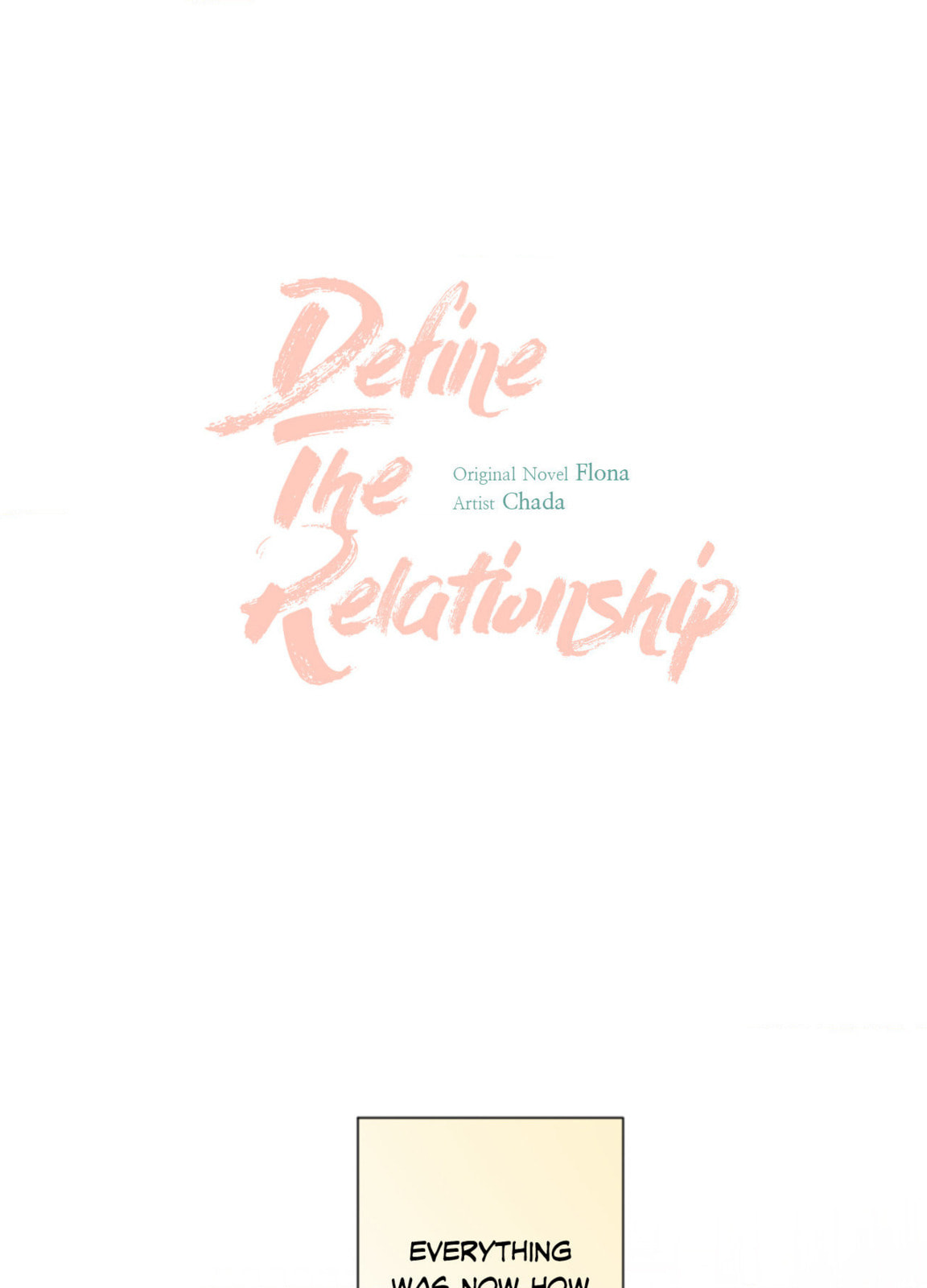 Define the Relationship Chapter 98.1 page 1 - 