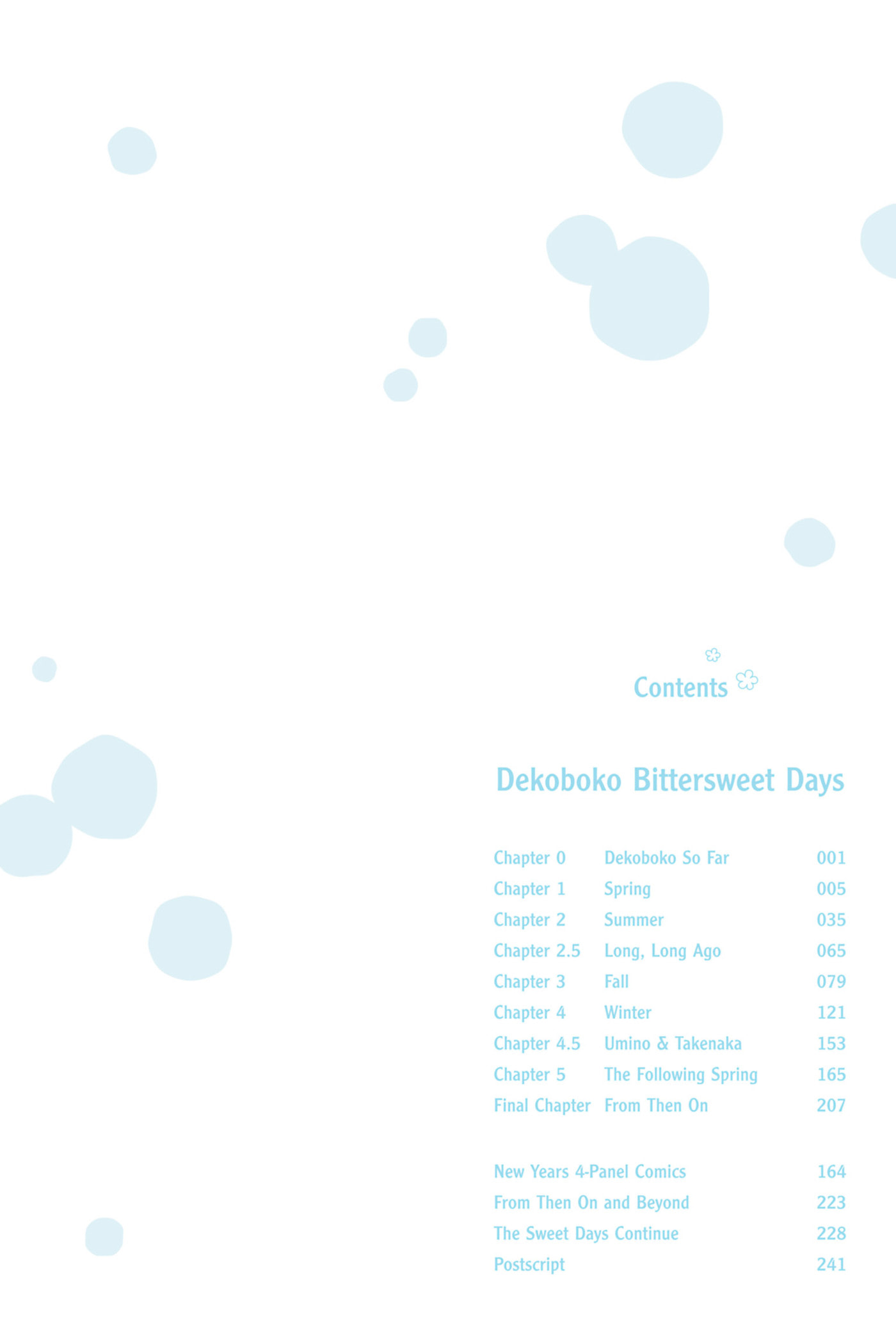 Dekoboko Bittersweet Days Chapter 0.1 page 3 - 