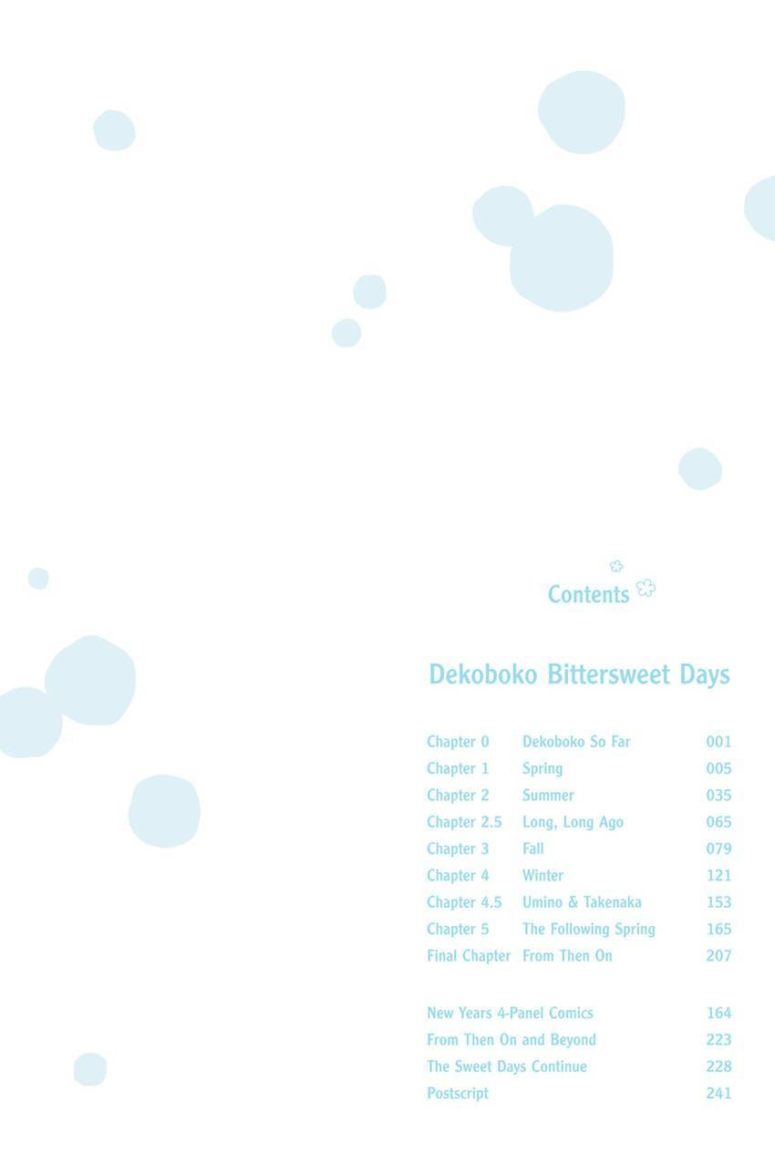 Dekoboko Bittersweet Days Chapter 0 page 4 - 