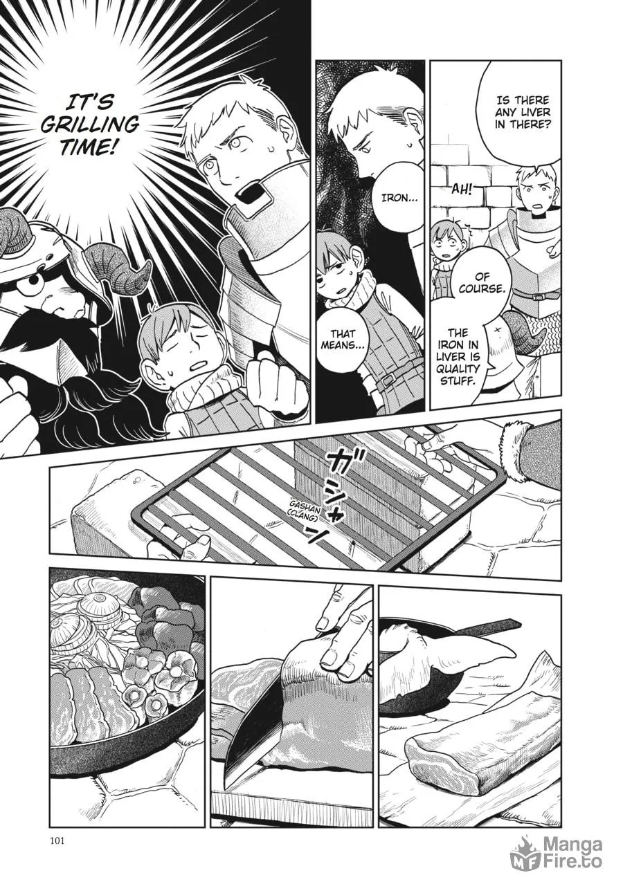 Delicious in Dungeon Chapter 18 page 21 - 
