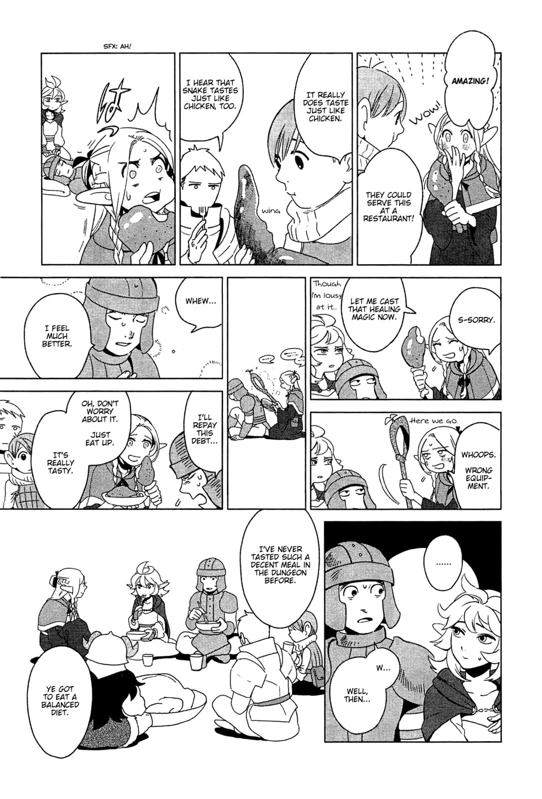 Delicious in Dungeon Chapter 3.1 page 21 - 