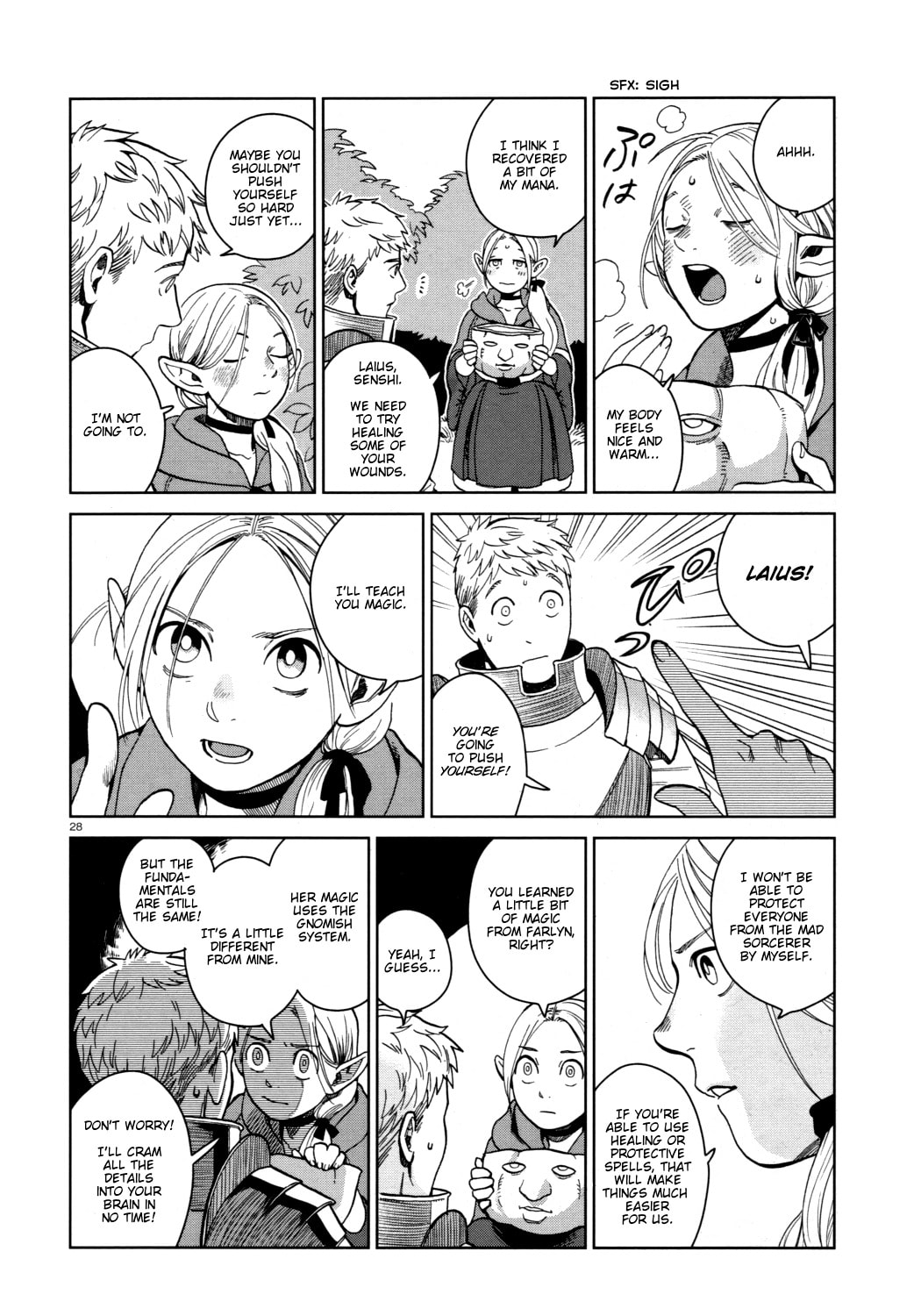 Delicious in Dungeon Chapter 31.1 page 28 - 
