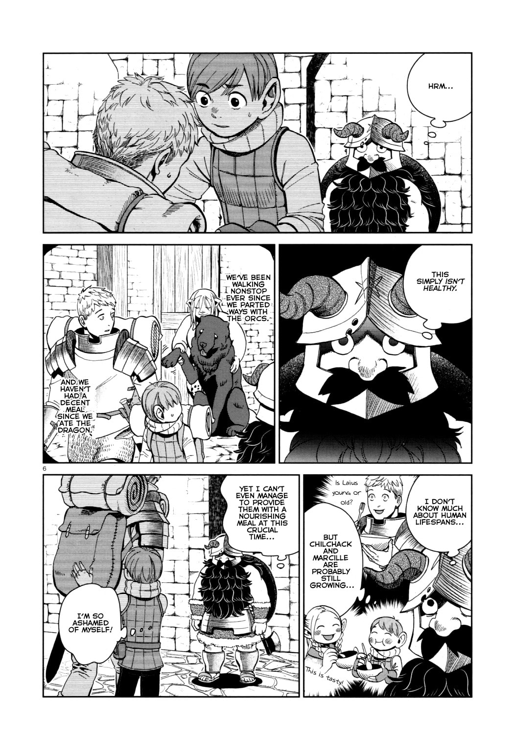 Delicious in Dungeon Chapter 31.1 page 6 - 