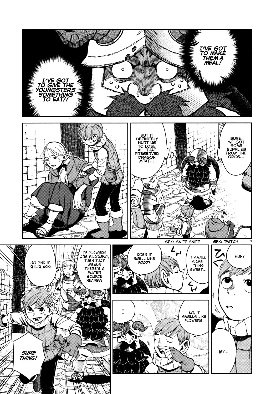 Delicious in Dungeon Chapter 31.1 page 7 - 