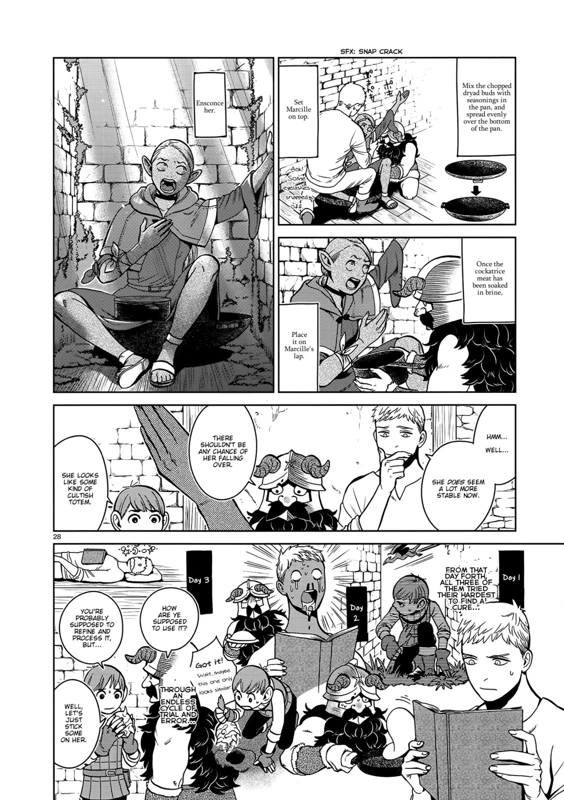 Delicious in Dungeon Chapter 34.1 page 28 - 
