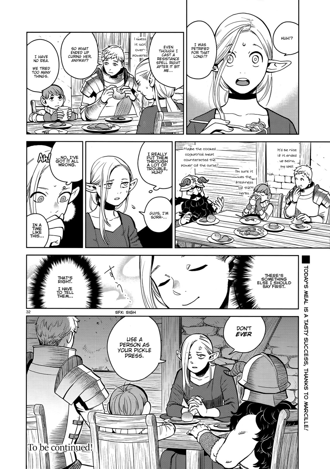 Delicious in Dungeon Chapter 34.1 page 32 - 