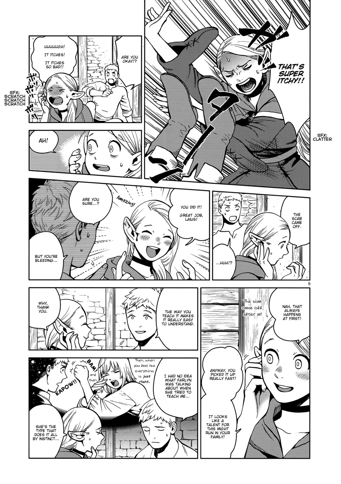 Delicious in Dungeon Chapter 34.1 page 5 - 