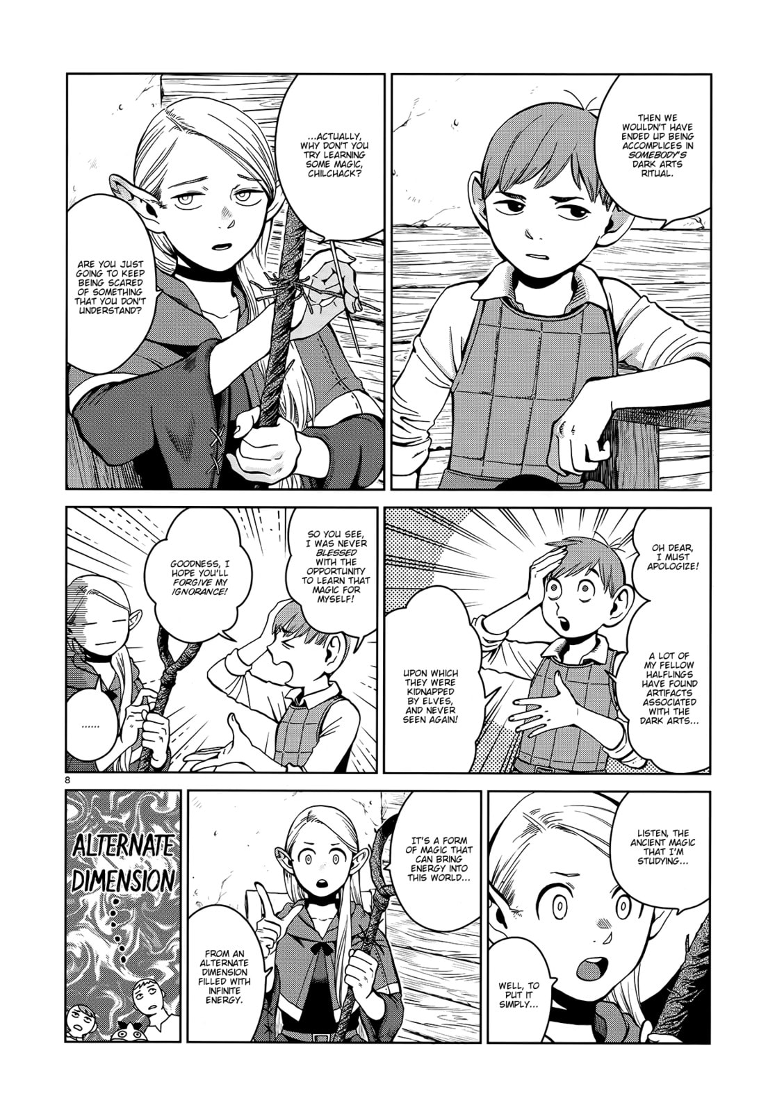 Delicious in Dungeon Chapter 34.1 page 8 - 