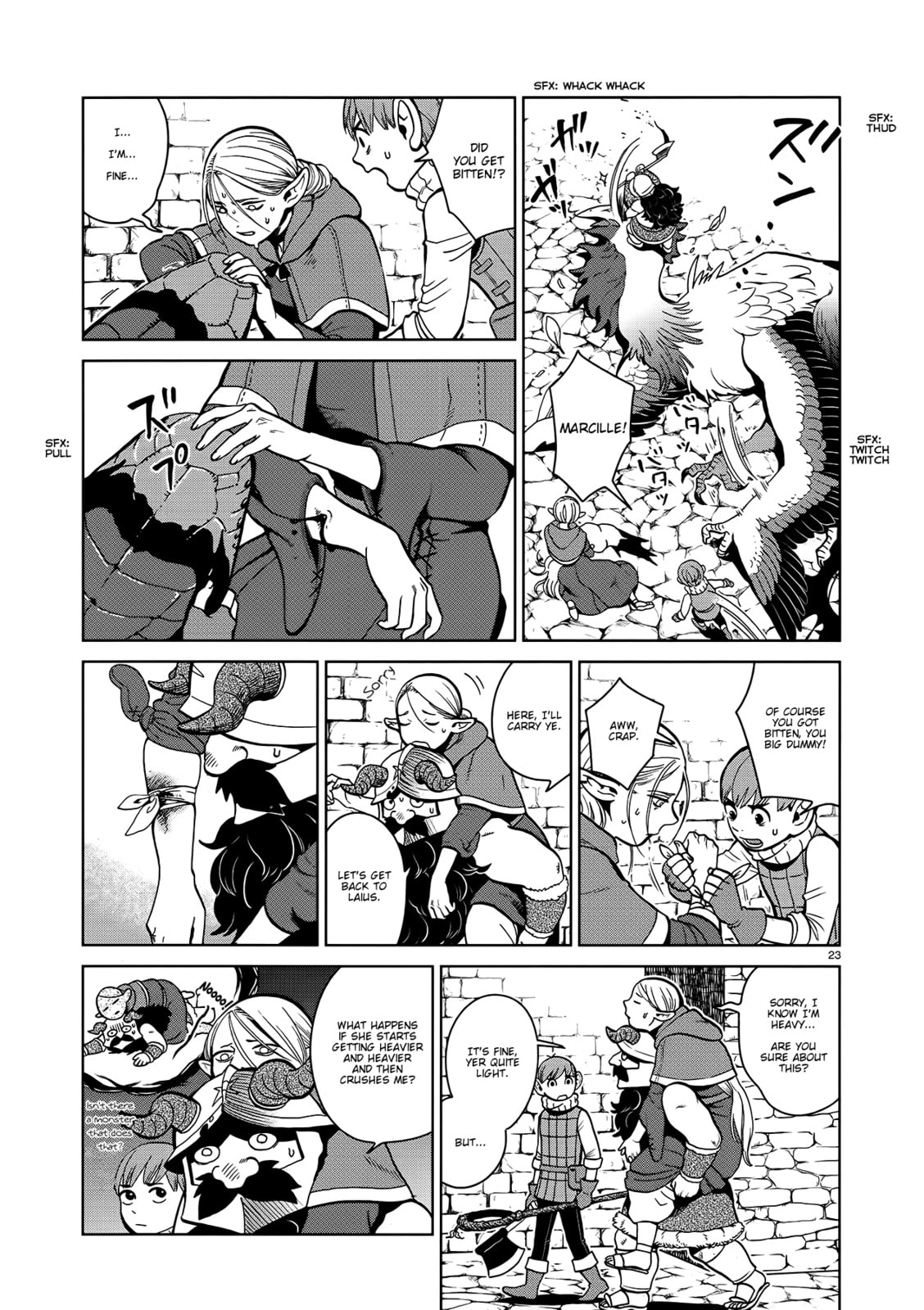 Delicious in Dungeon Chapter 34.2 page 23 - 