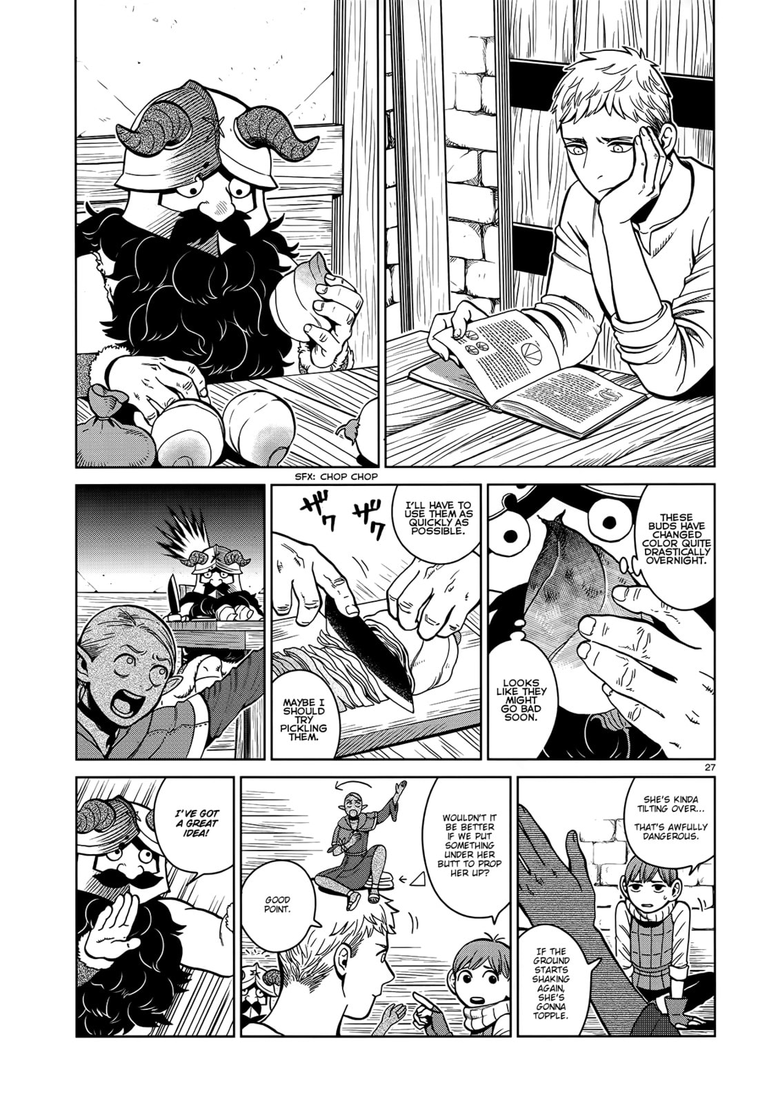 Delicious in Dungeon Chapter 34.2 page 27 - 