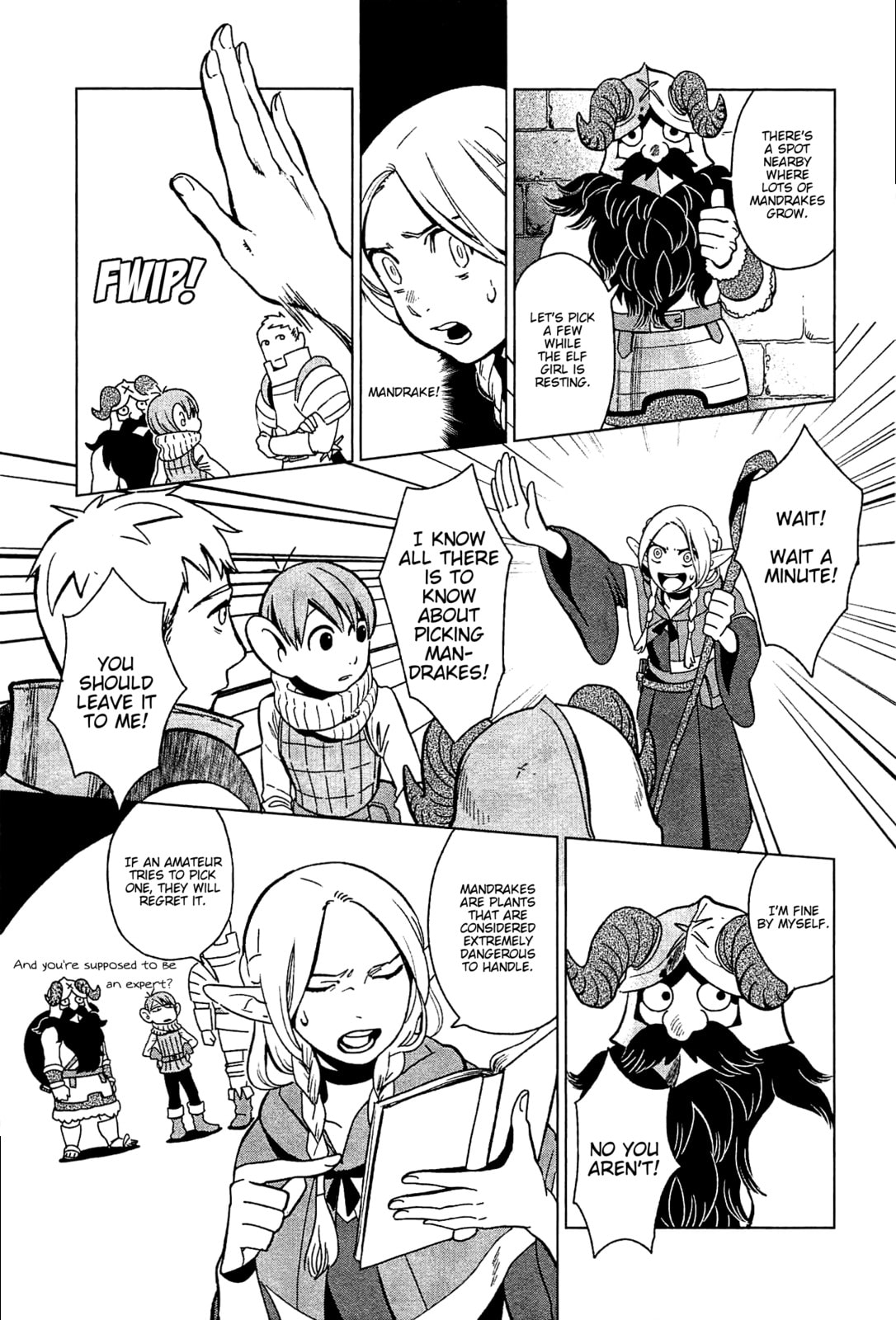 Delicious in Dungeon Chapter 4.1 page 5 - 