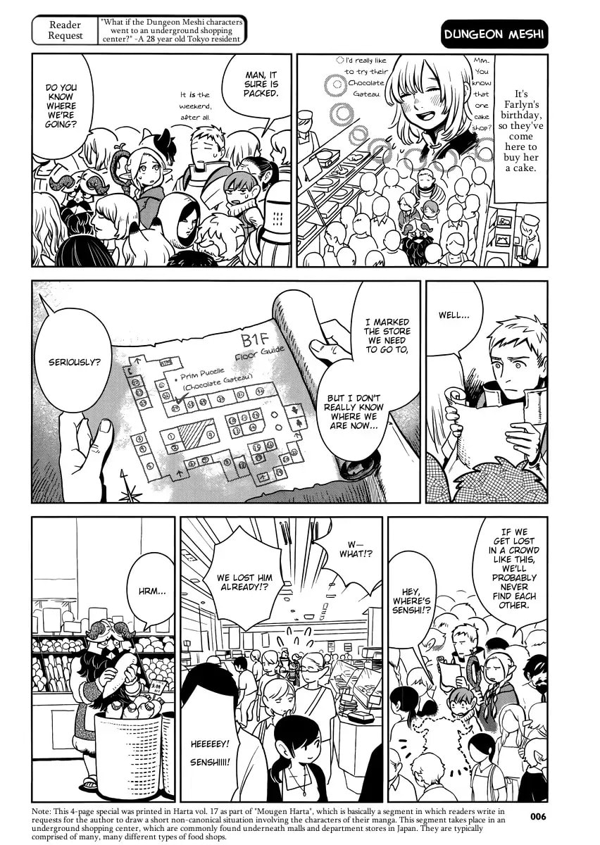 Delicious in Dungeon Chapter 7.2 page 1 - 