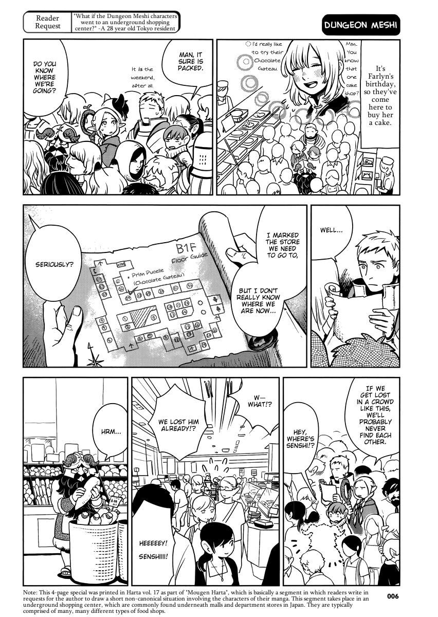 Delicious in Dungeon Chapter 7.6 page 1 - 