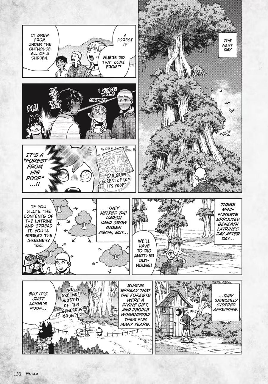 Delicious in Dungeon Chapter 9000 page 157 - 