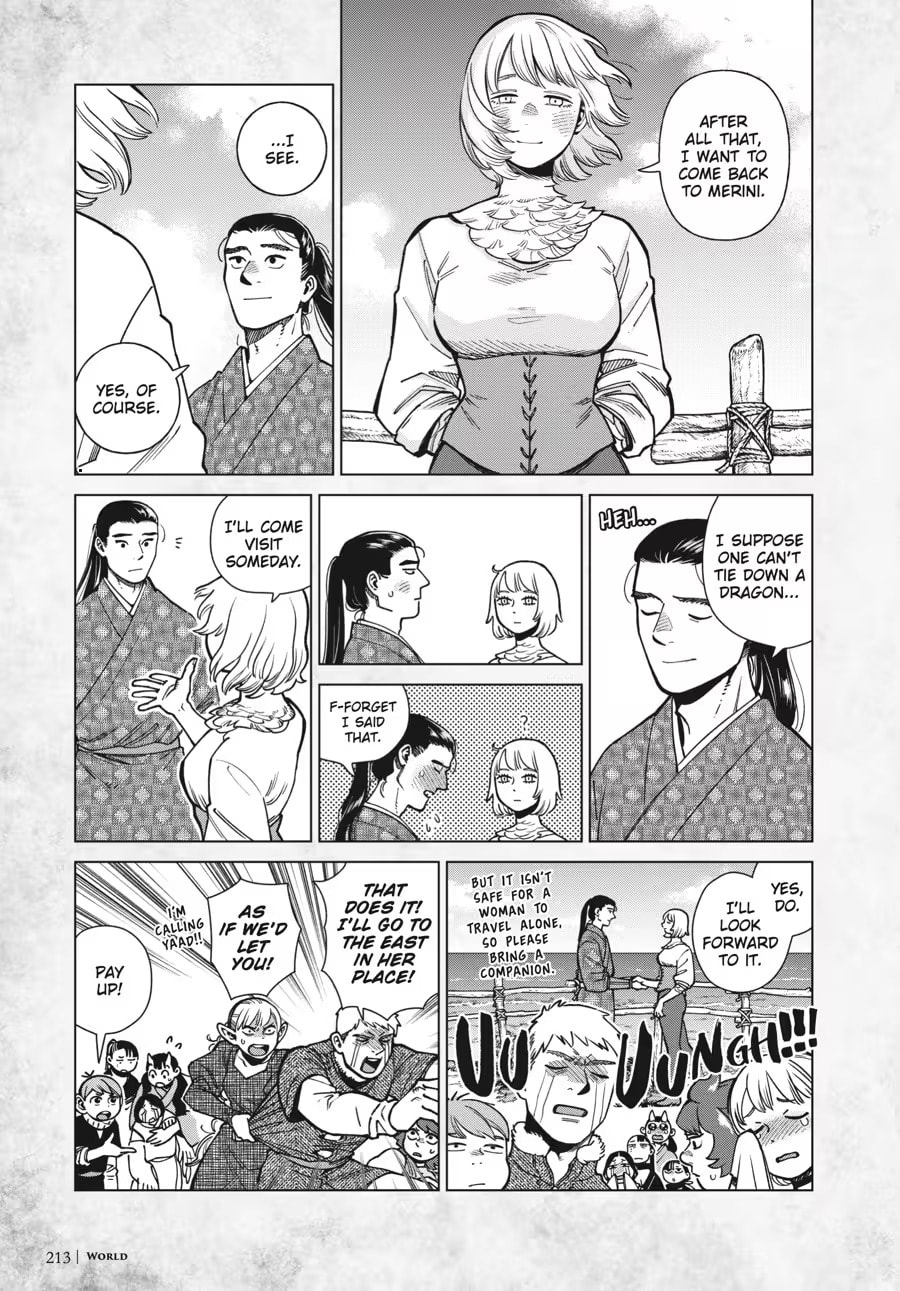 Delicious in Dungeon Chapter 9000 page 217 - 