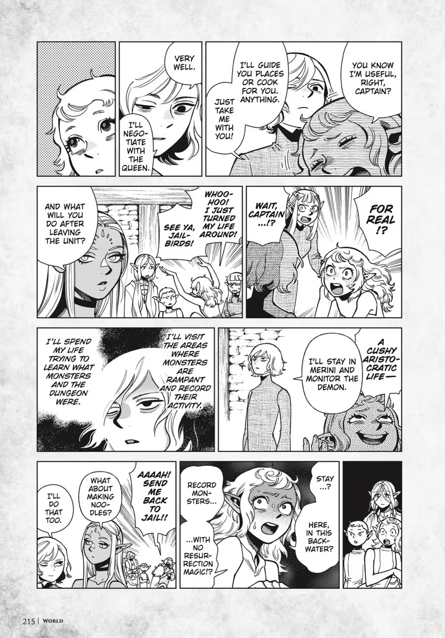 Delicious in Dungeon Chapter 9000 page 219 - 
