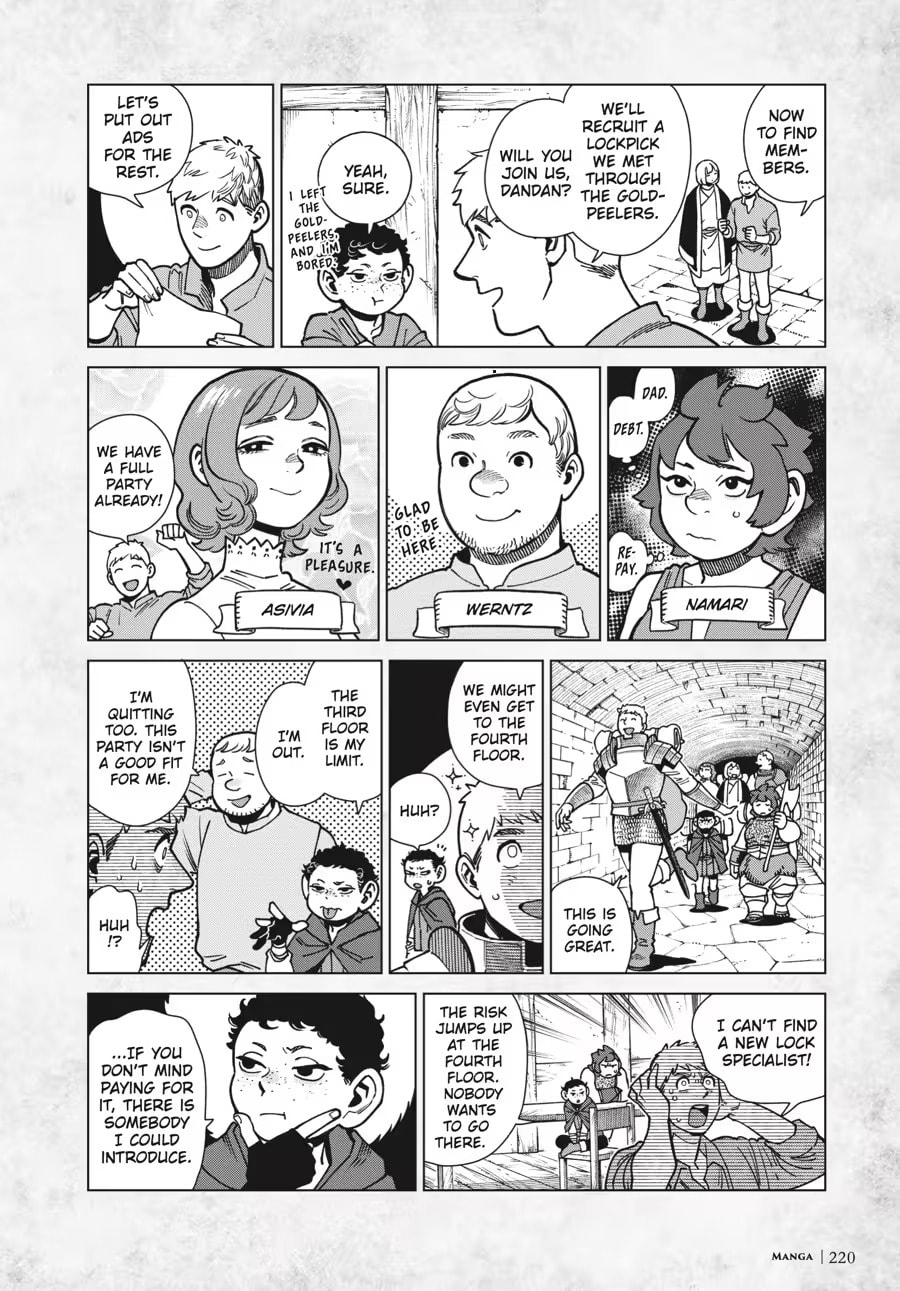 Delicious in Dungeon Chapter 9000 page 224 - 