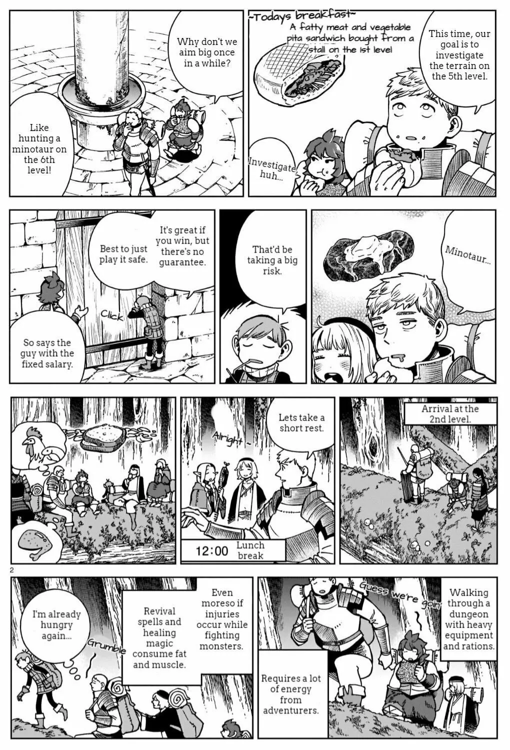 Delicious in Dungeon Chapter 97.6 page 3 - 