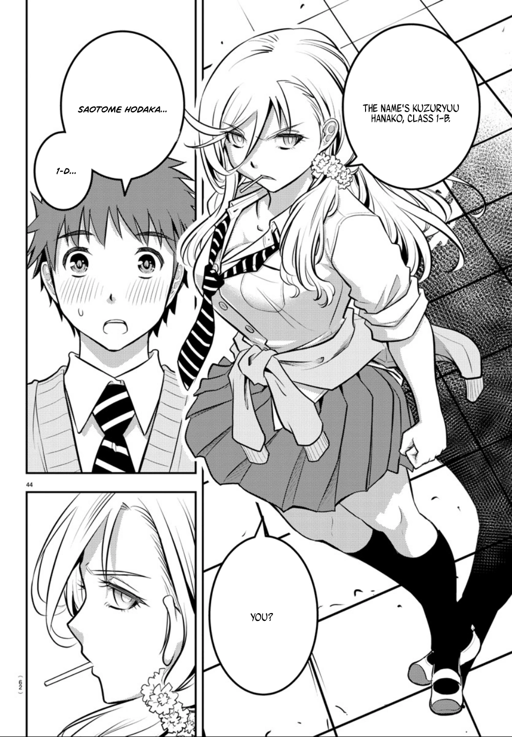 Delinquent High School Girl Kuzuhana-chan Chapter 1 page 44 - 