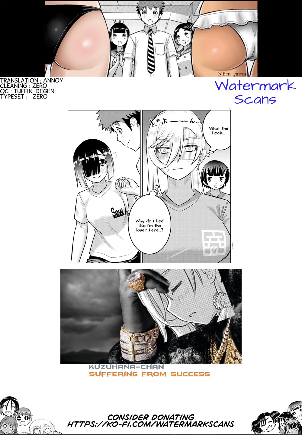 Delinquent High School Girl Kuzuhana-chan Chapter 232 page 21 - 