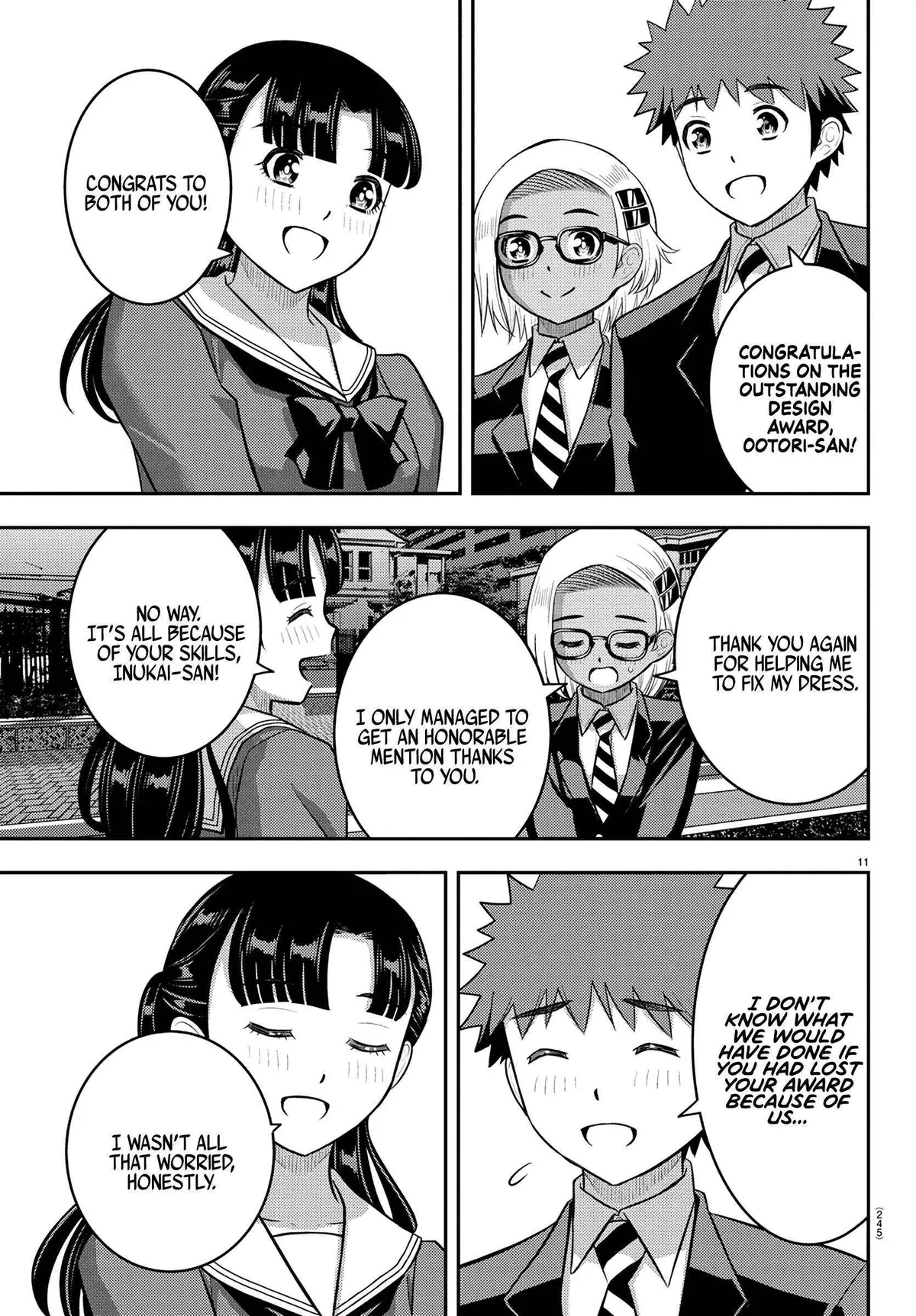 Delinquent High School Girl Kuzuhana-chan Chapter 245 page 11 - 