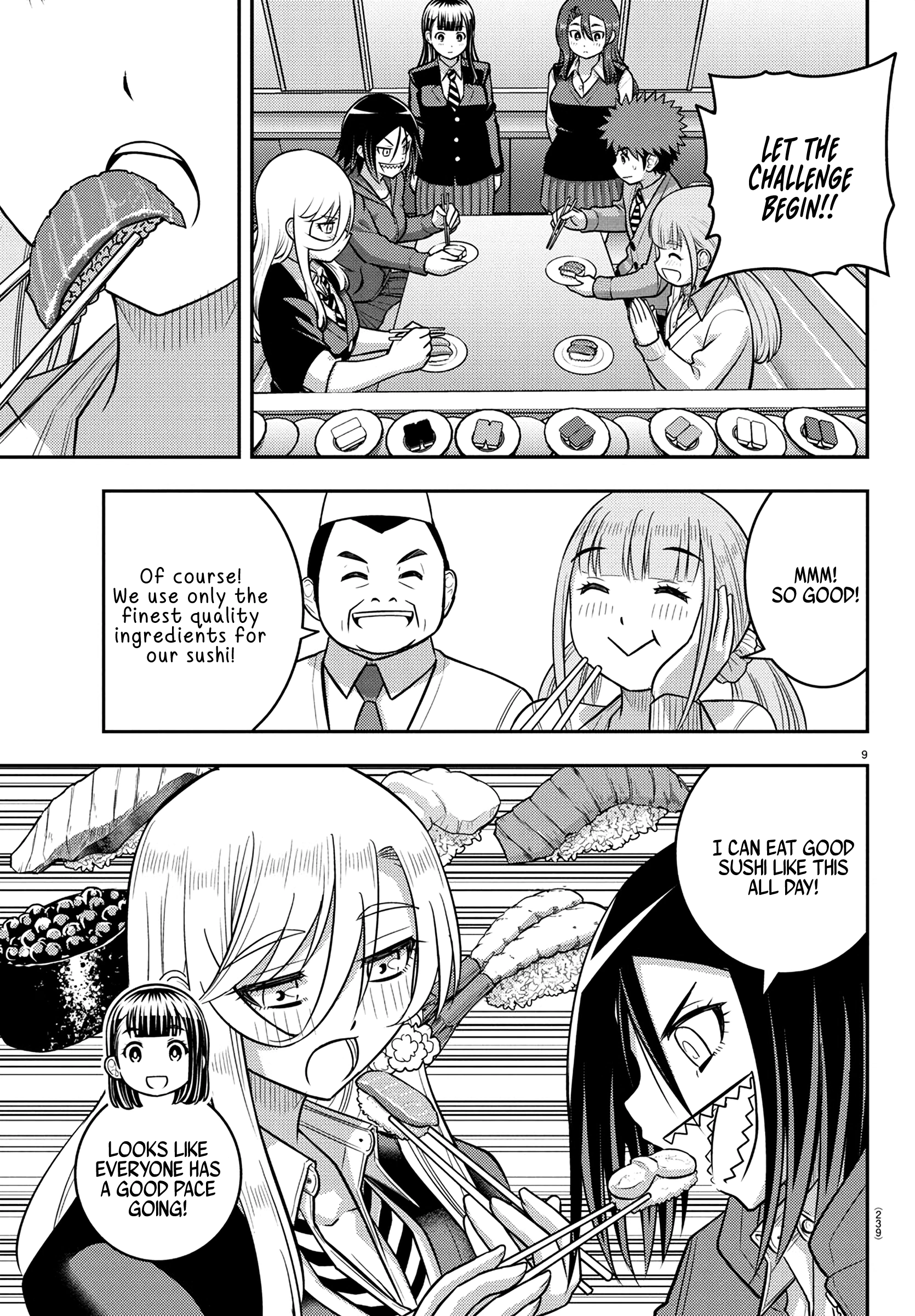 Delinquent High School Girl Kuzuhana-chan Chapter 248 page 9 - 