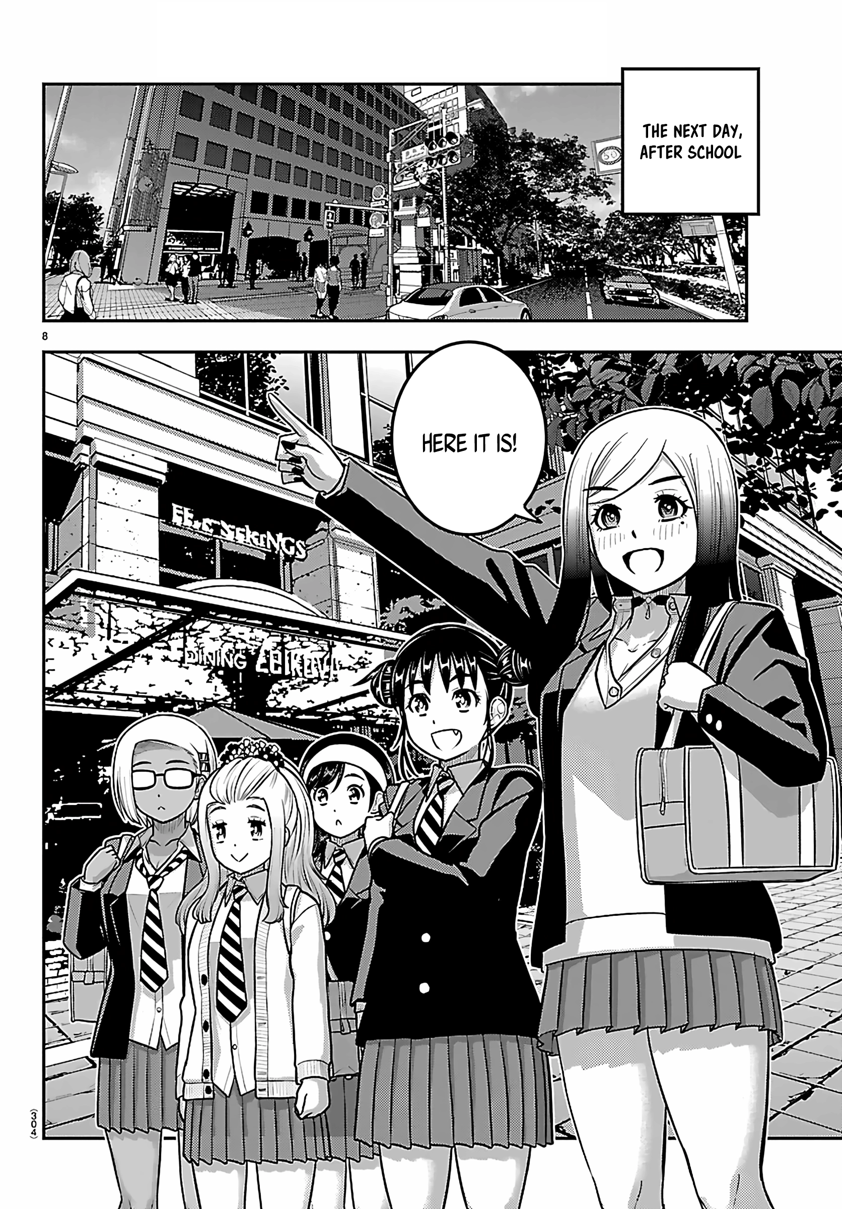 Delinquent High School Girl Kuzuhana-chan Chapter 275 page 8 - 