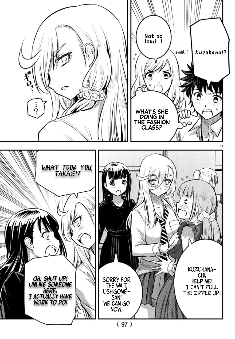 Delinquent High School Girl Kuzuhana-chan Chapter 36 page 12 - 